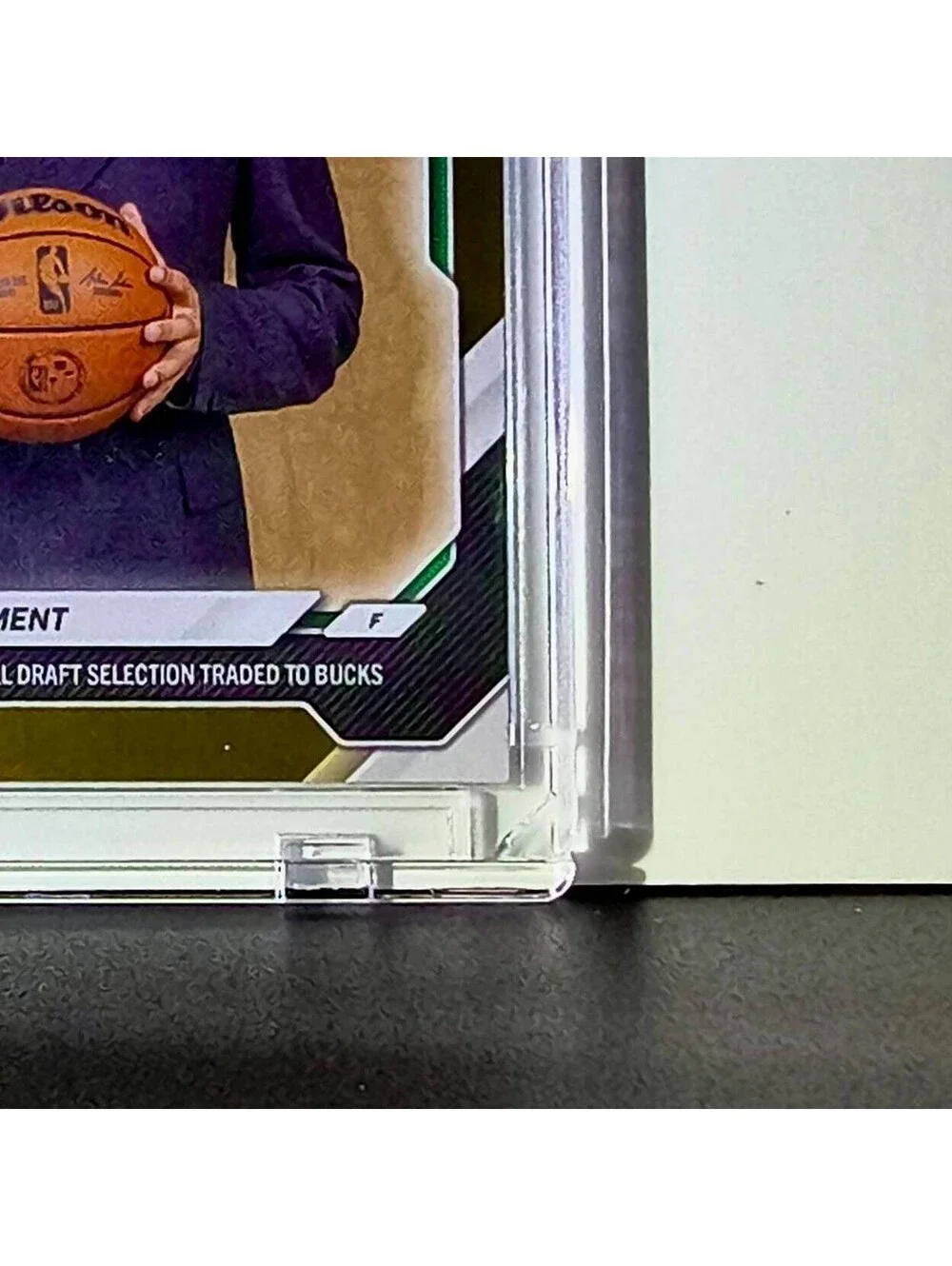 Nate Ament Rookie 2026-27 Topps NBA Draft #NAME Gold Foil 11/50 Milwaukee Bucks